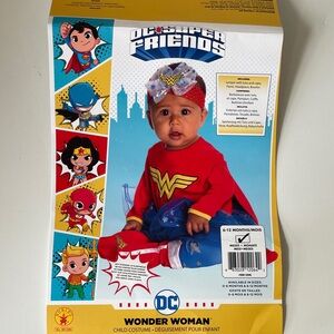 DC Halloween Costume Wonder Woman Costume for Kids Size 6 to 12  NWT